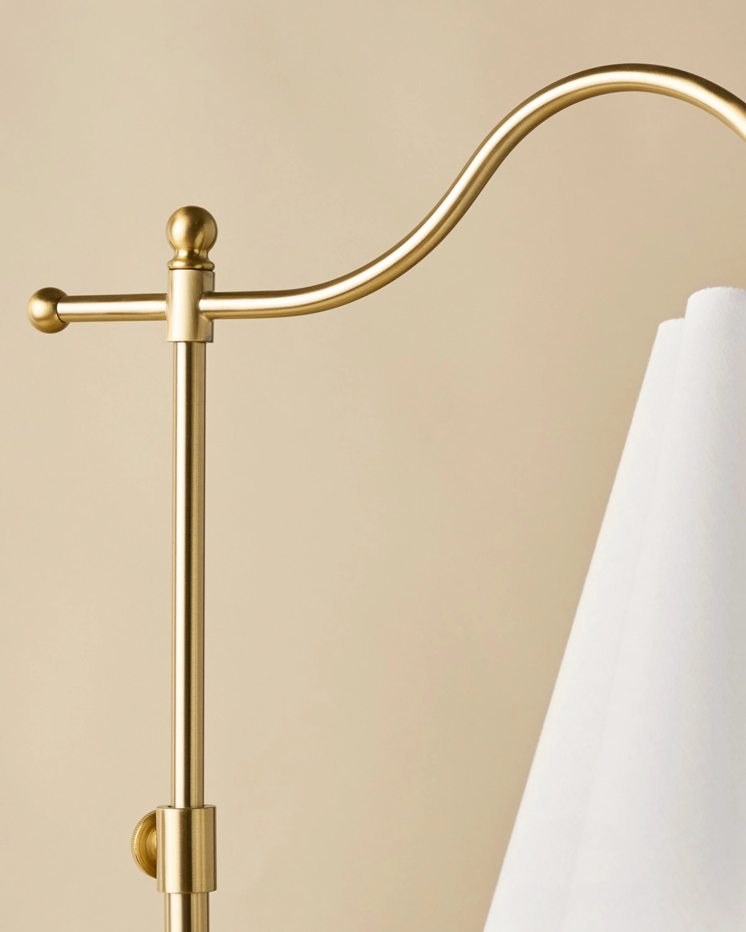Odette Floor Lamp with Scallop Shade - Image 3