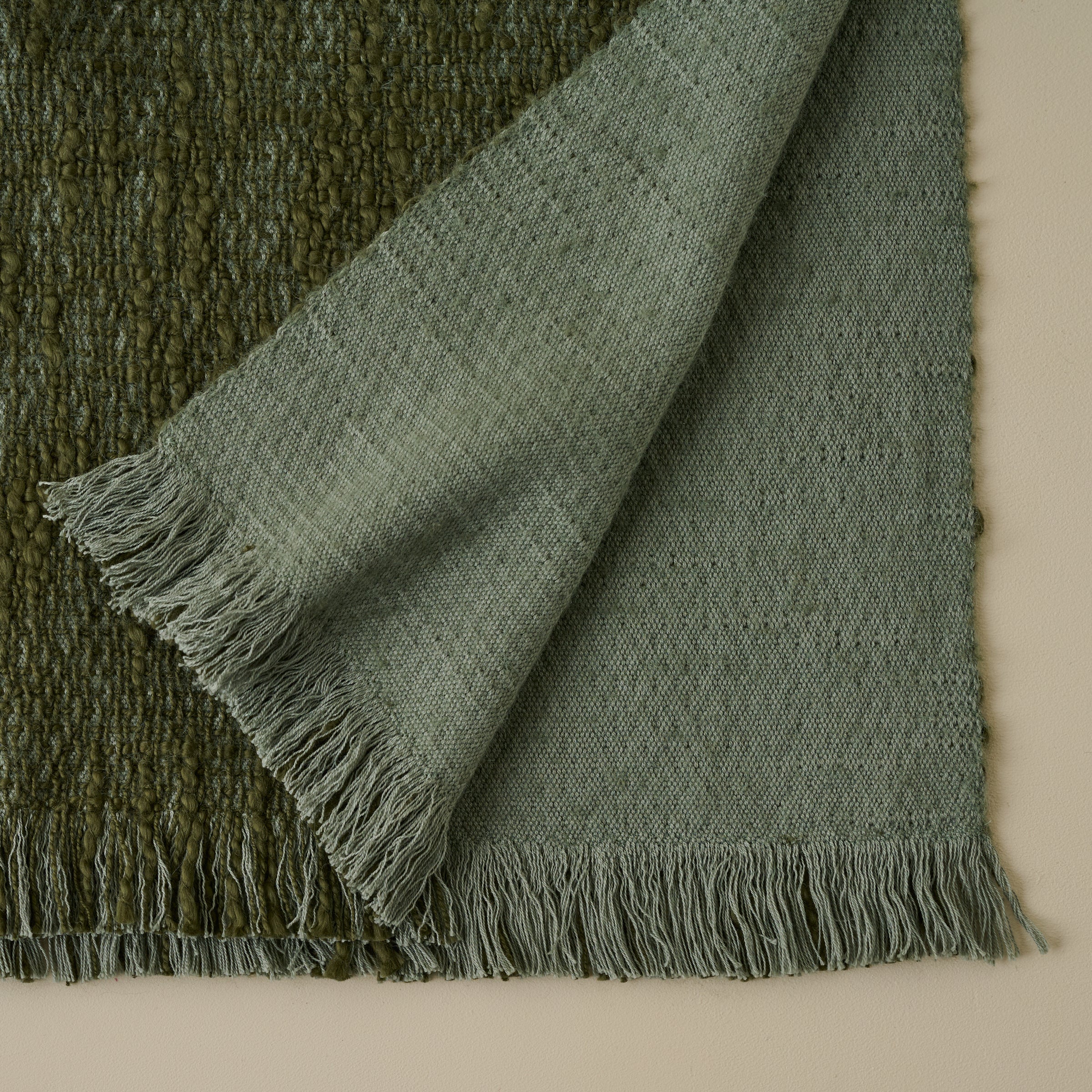 Oversized Reversible Crosshatch Throw - Image 2