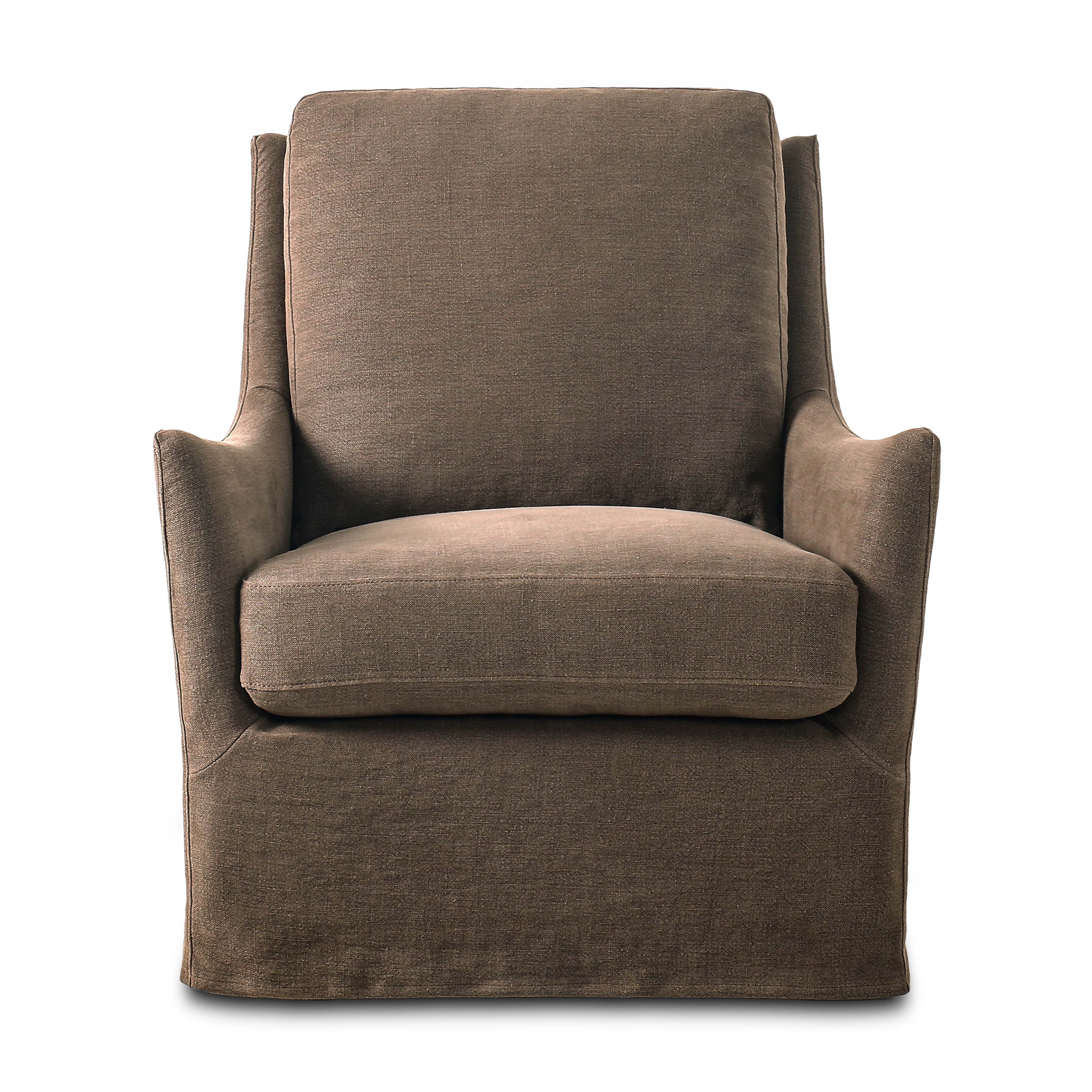 Sabine Slipcover Swivel Chair - Image 24