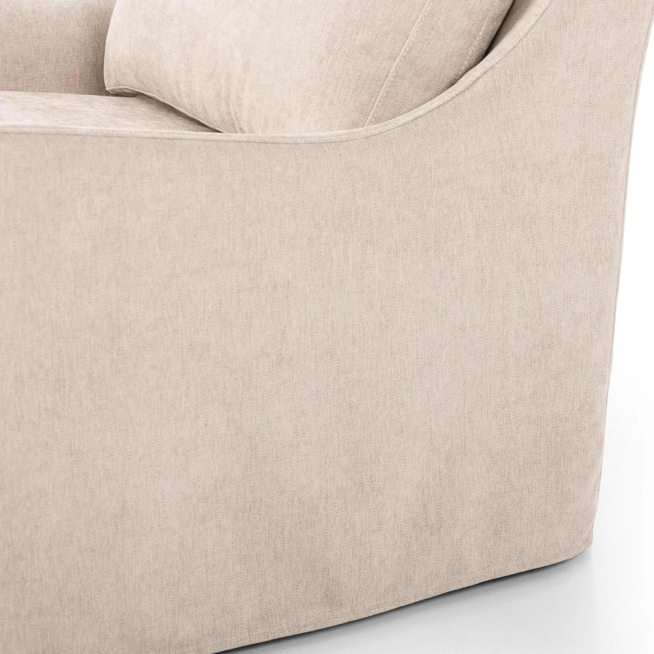 Sabine Slipcover Swivel Chair - Image 9