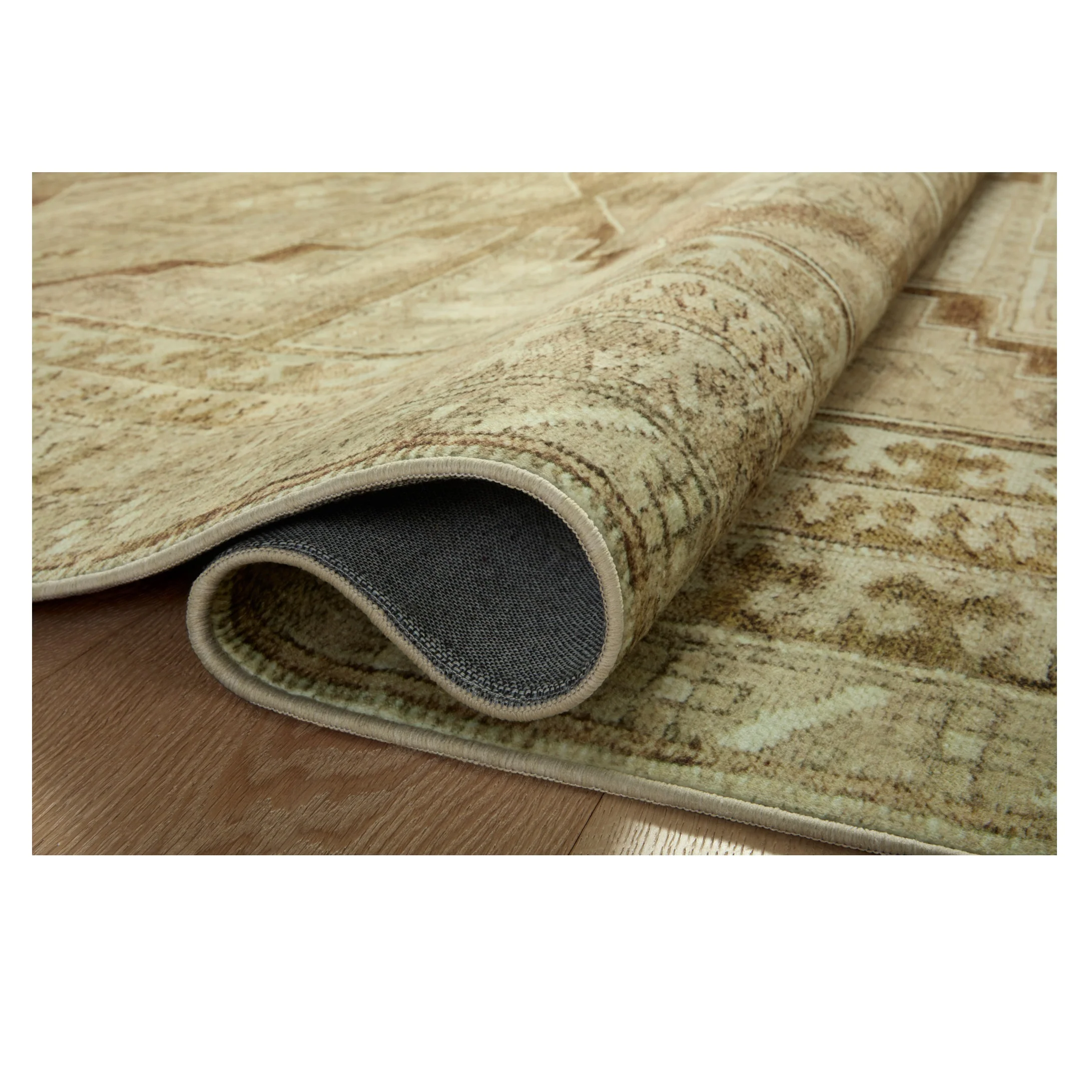 Sinclair Khaki Tobacco Rug - Image 5