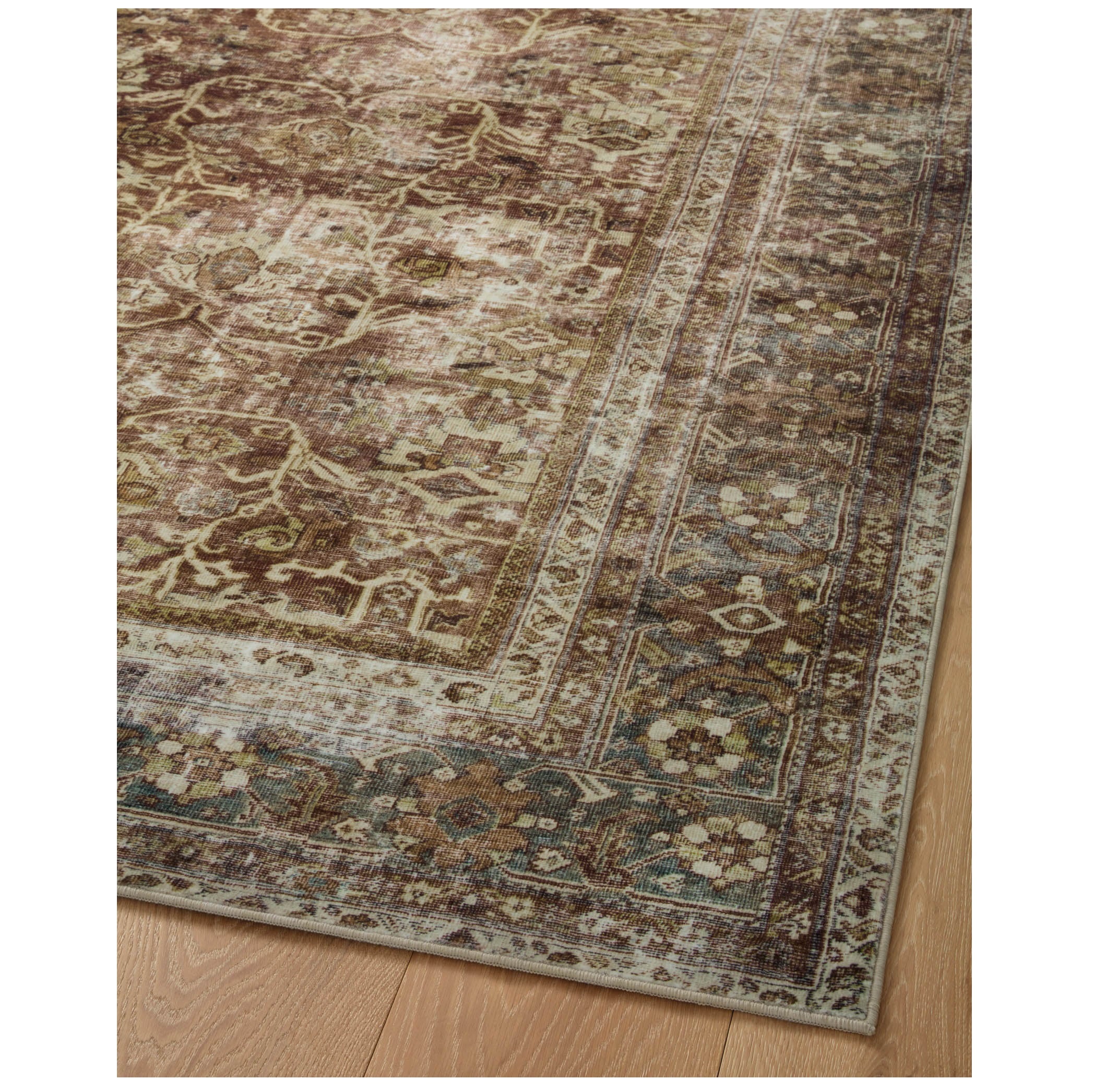Sinclair Rust Lagoon Rug - Image 8