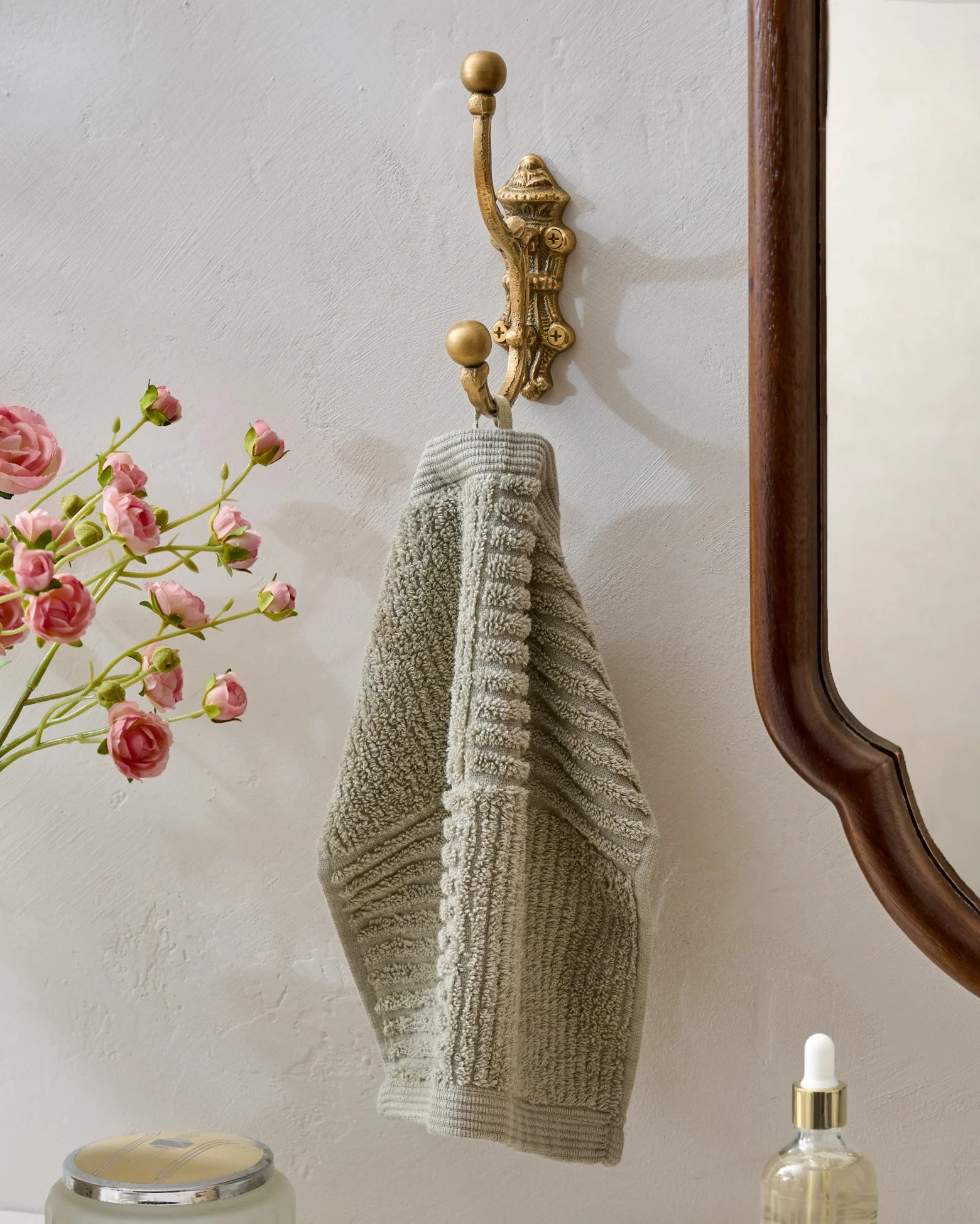Chloe Solid Brass Wall Hook - Image 2
