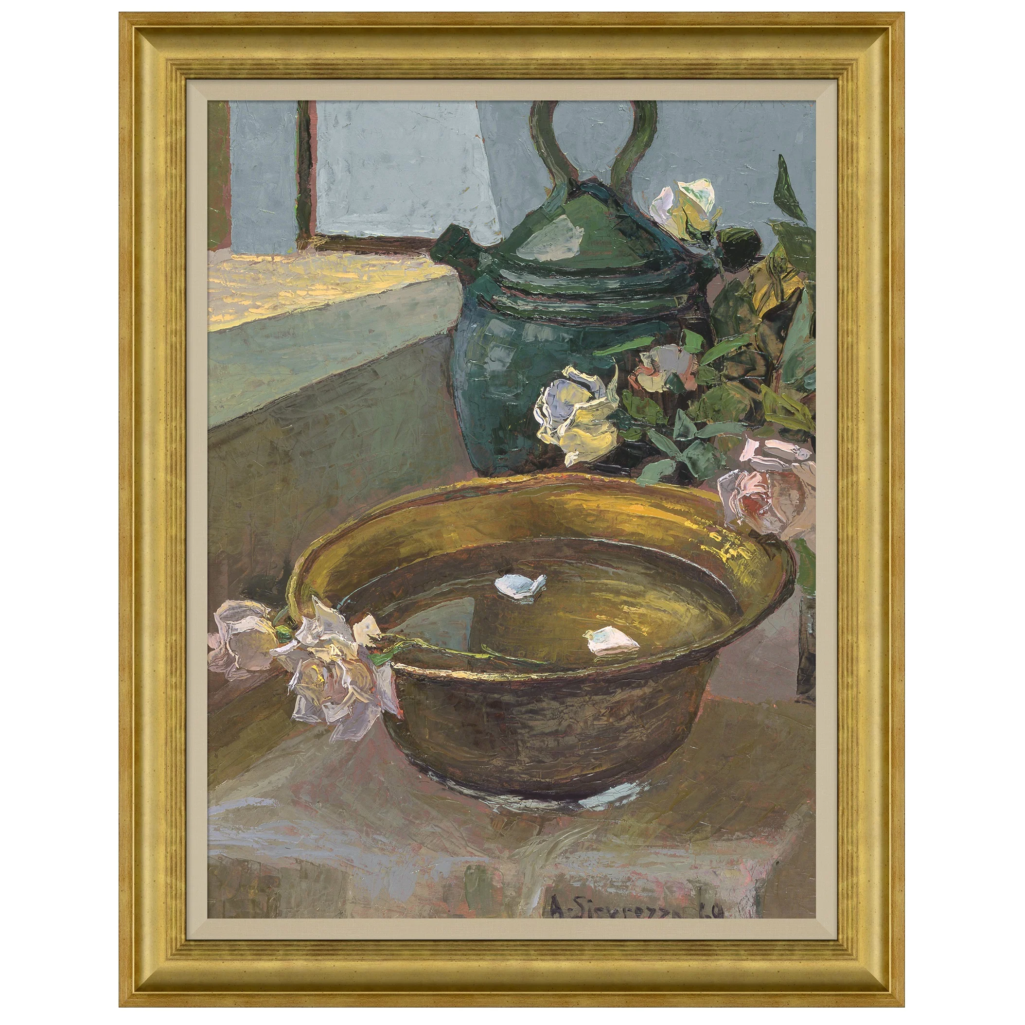 Still Life with Rose Petals