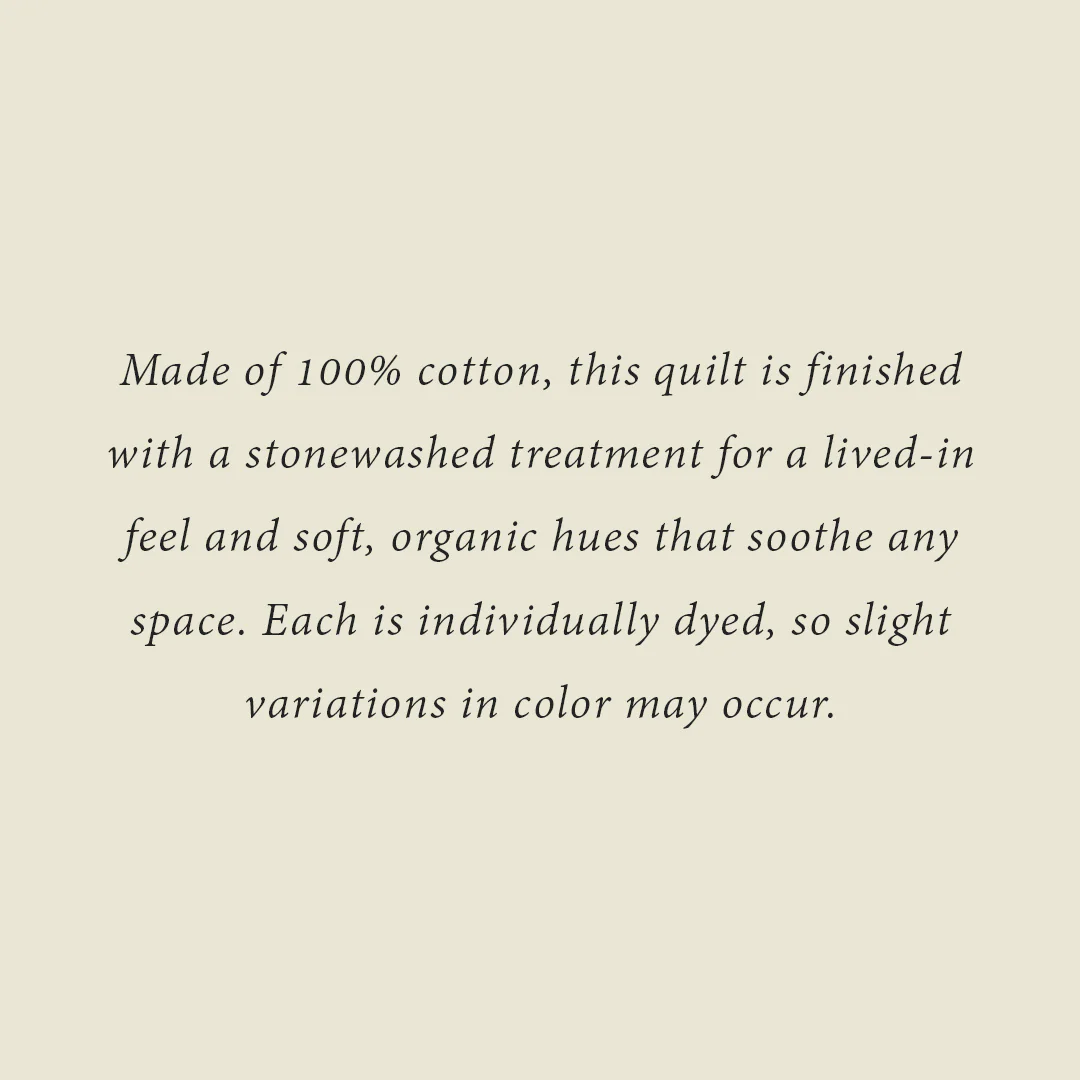 Stonewashed Pebbled Quilt - Desert Clay - Image 4