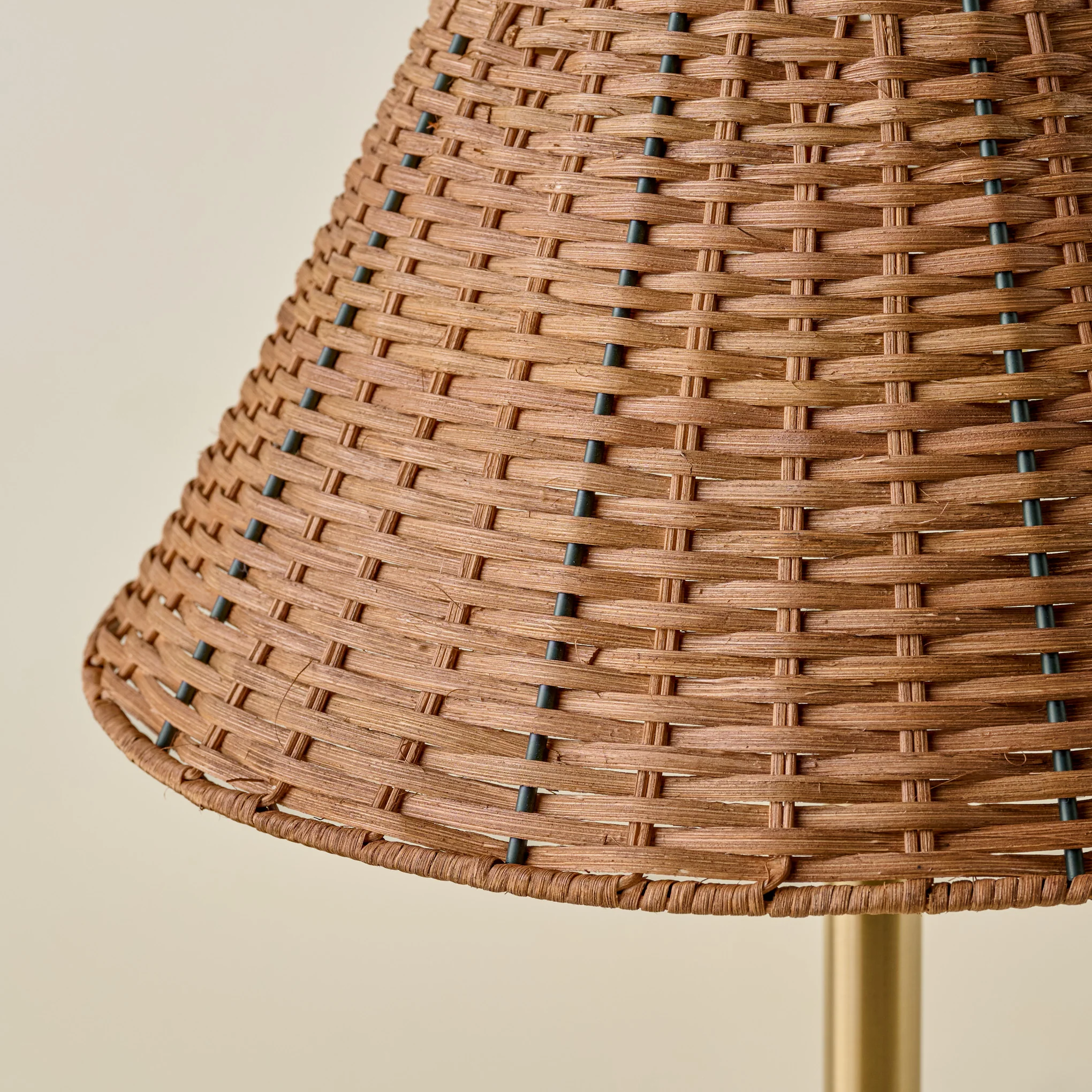 Tapered Rattan Lamp Shade - Image 2