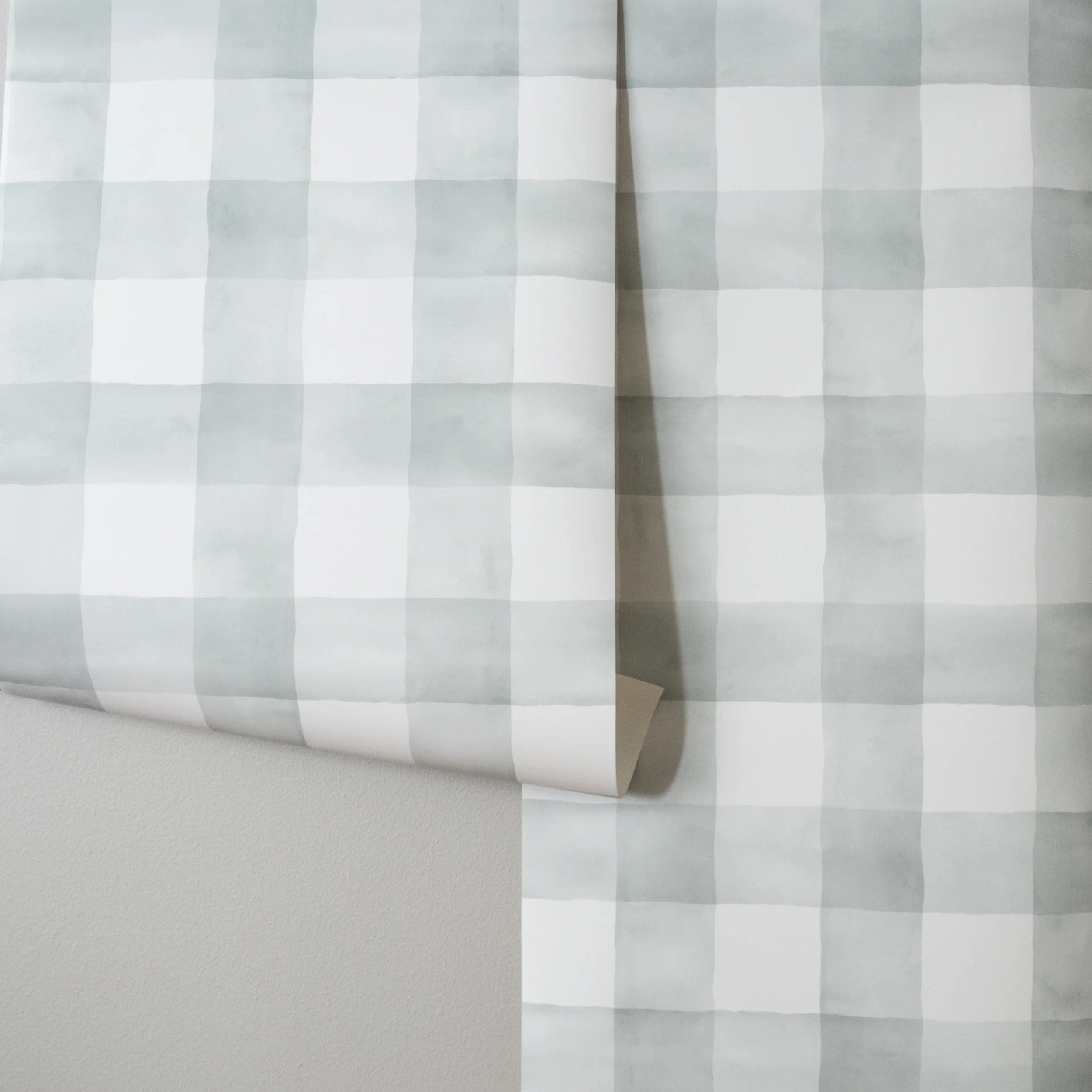 Watercolor Check Wallpaper