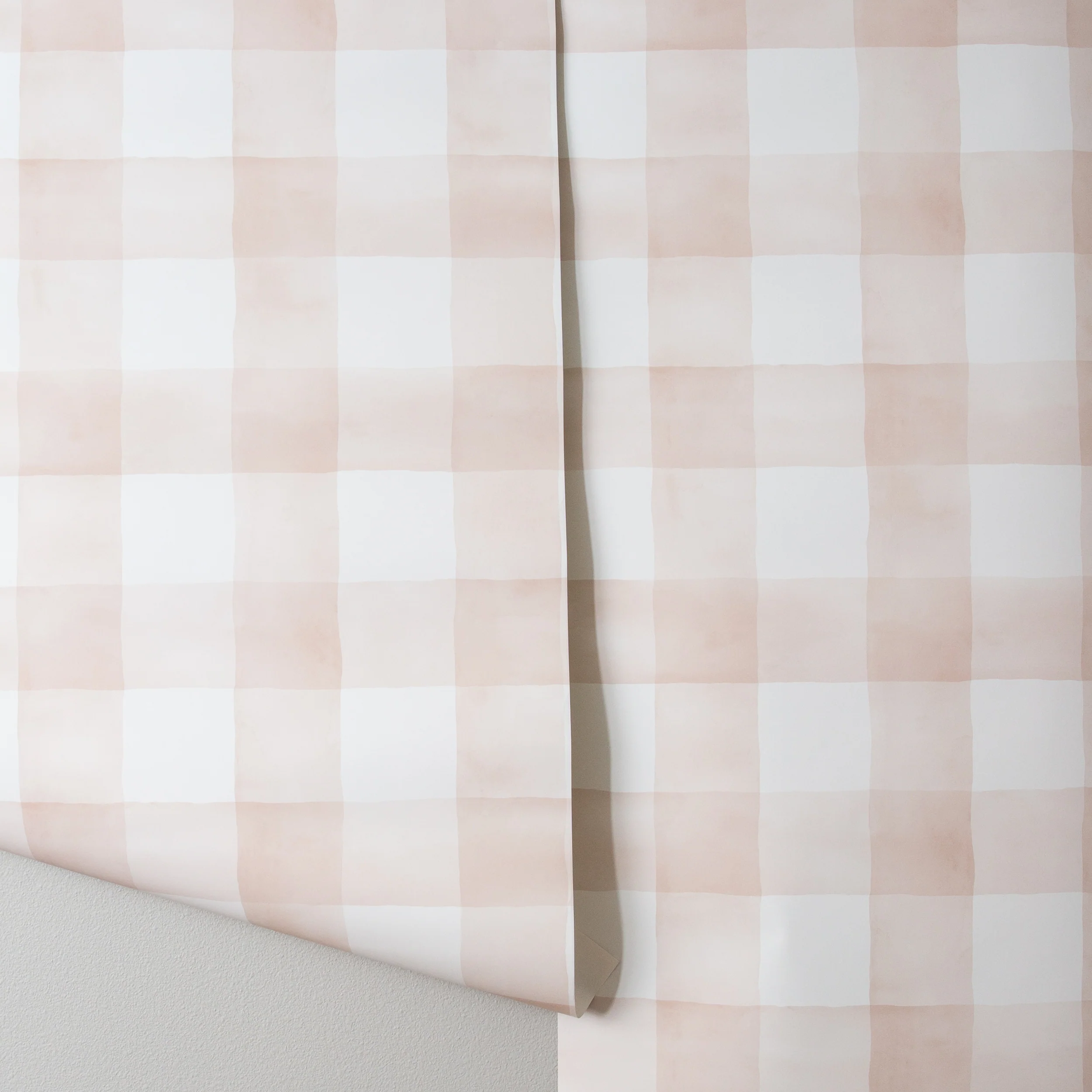 Watercolor Check Wallpaper - Image 6
