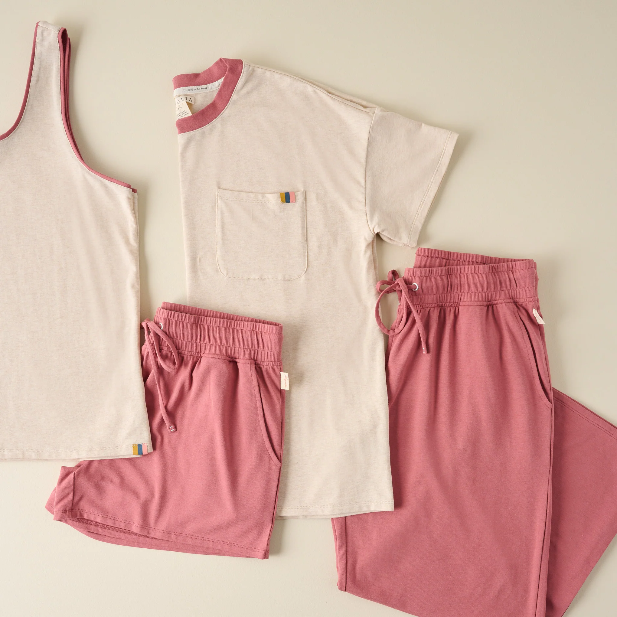 Weekender Dusty Rose Crop Pant - Image 3
